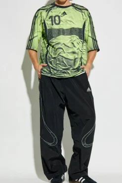 ADIDAS Originals ZIELONY T-shirt z logo