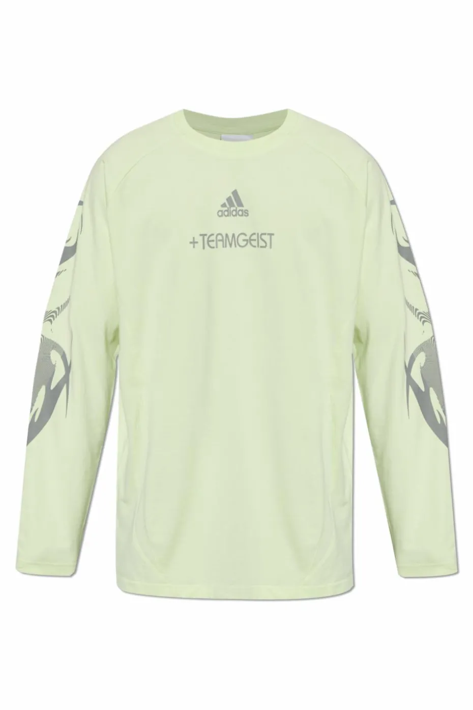 ADIDAS Originals ZIELONY T-shirt z nadrukiem