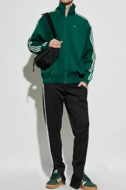 ADIDAS Originals ZIELONY Bluza z aplikacją w kształcie logo