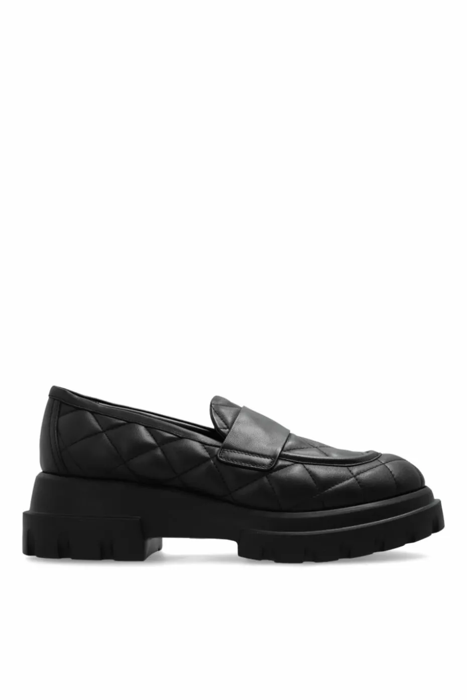 AGL CZARNY Buty Celeste` typu `loafers`