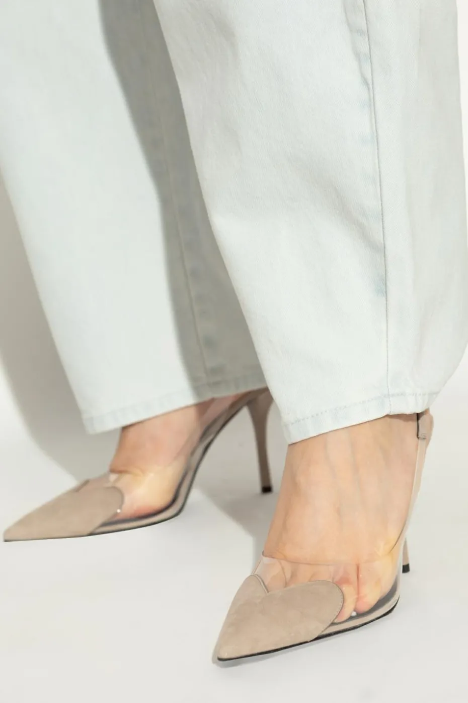 Alaïa beżowy Buty na obcasie `Le Coeur`