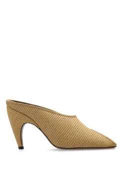 Alaïa beżowy Klapki na obcasie `Open Toe`