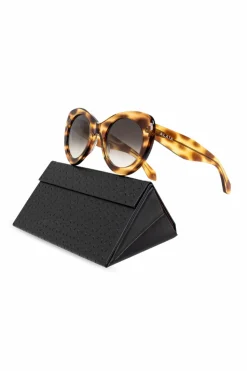 Alaïa beżowy Okulary przeciwsłoneczne