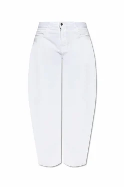 Alaïa BIAŁY Jeansy typu `balloon`