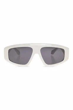 Alaïa BIAŁY Okulary przeciwsłoneczne
