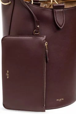 Alaïa BORDO Torba do ręki ‘Ring’