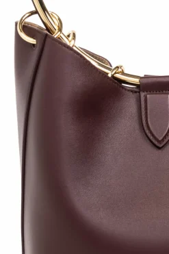 Alaïa BORDO Torba do ręki ‘Ring’