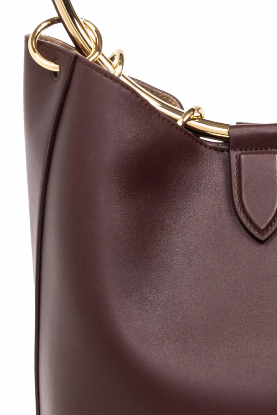 Alaïa BORDO Torba do ręki ‘Ring’