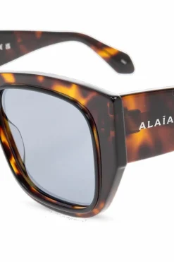 Alaïa BRĄZOWY Okulary przeciwsłoneczne