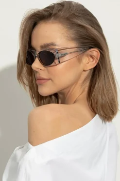 Alaïa BRĄZOWY Okulary przeciwsłoneczne