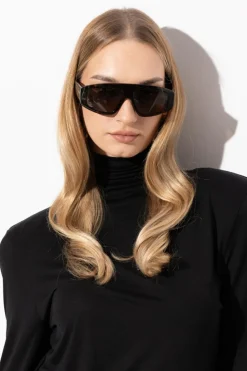 Alaïa BRĄZOWY Okulary przeciwsłoneczne