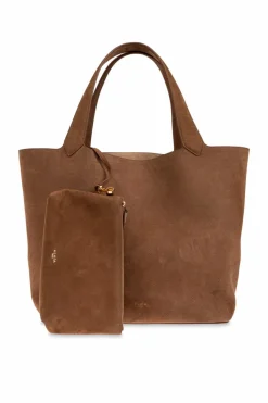 Alaïa BRĄZOWY Torba `Le Cabas` typu `shopper`