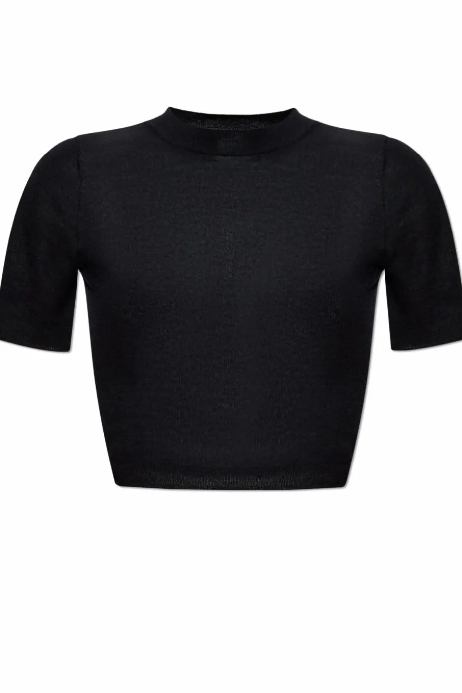 Alaïa CZARNY Kaszmirowy top
