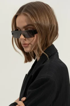 Alaïa CZARNY Okulary przeciwsłoneczne
