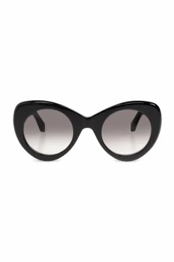 Alaïa CZARNY Okulary przeciwsłoneczne