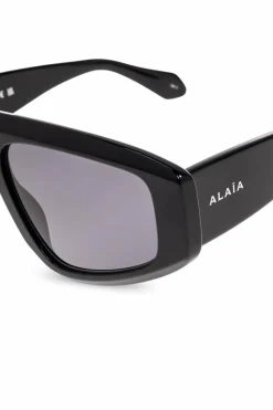 Alaïa CZARNY Okulary przeciwsłoneczne