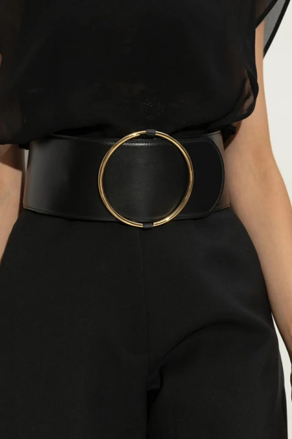 Alaïa CZARNY Pas na talię