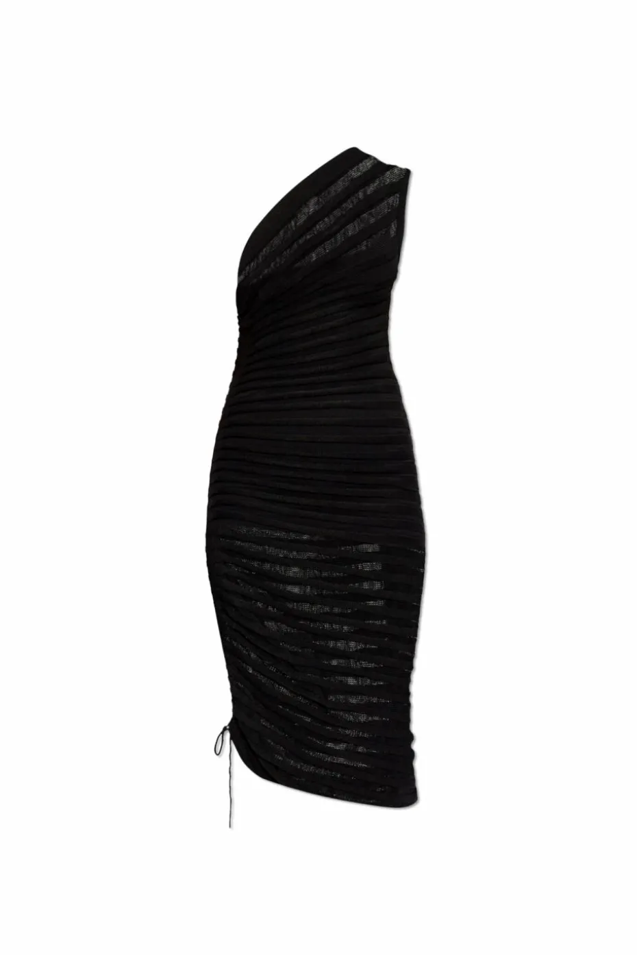 Alaïa CZARNY Sukienka na jedno ramię