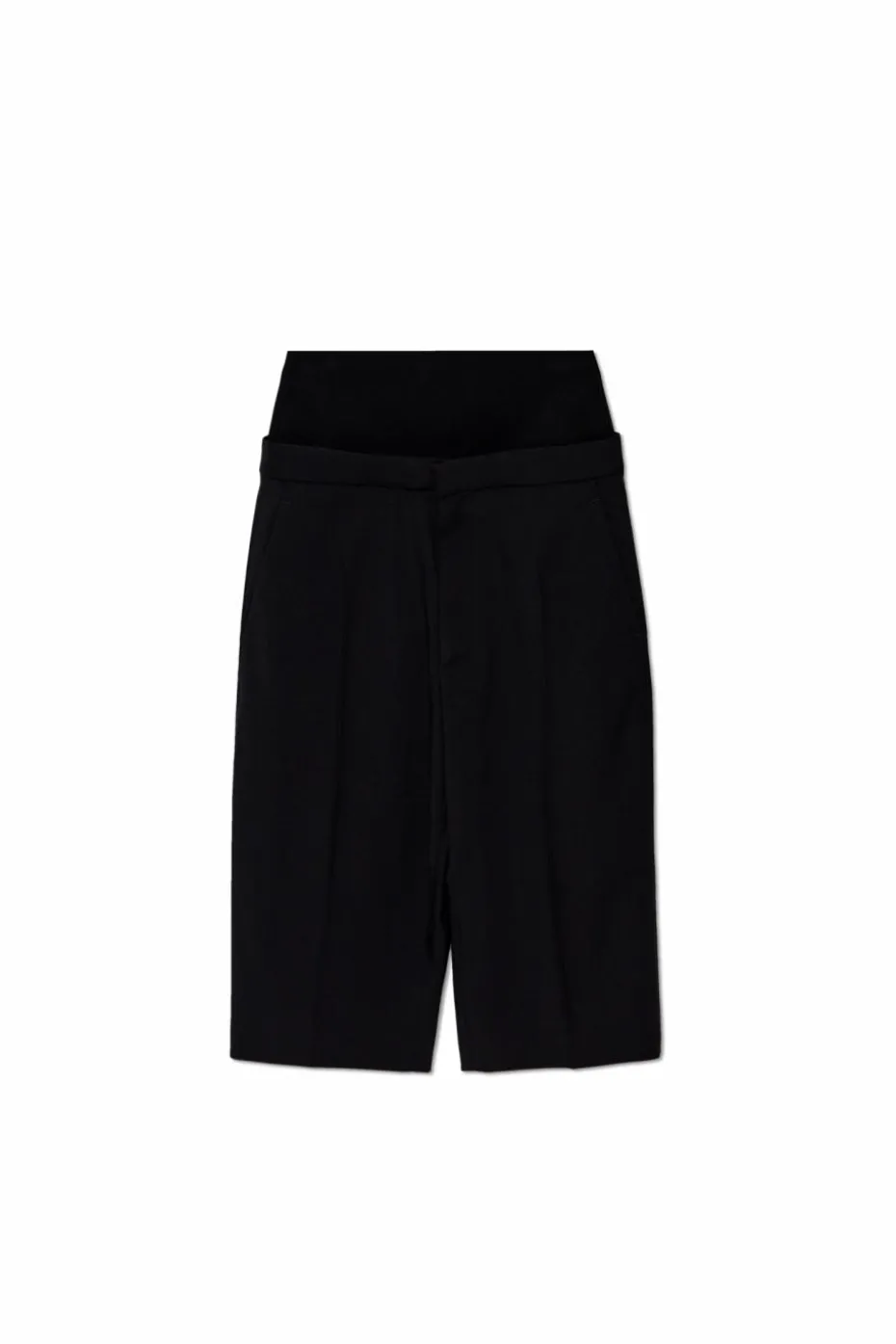 Alaïa CZARNY Szorty w kant