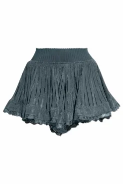 Alaïa NIEBIESKI Szorty ze spódnicą