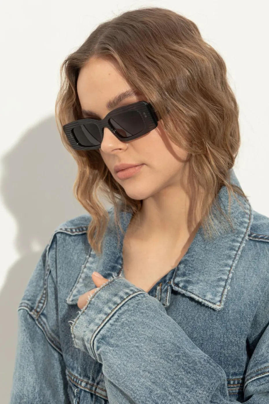 Alaïa SZARY Okulary przeciwsłoneczne