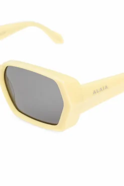 Alaïa ŻÓŁTY Okulary przeciwsłoneczne