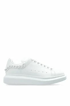 Alexander McQueen BIAŁY Buty sportowe z ćwiekami