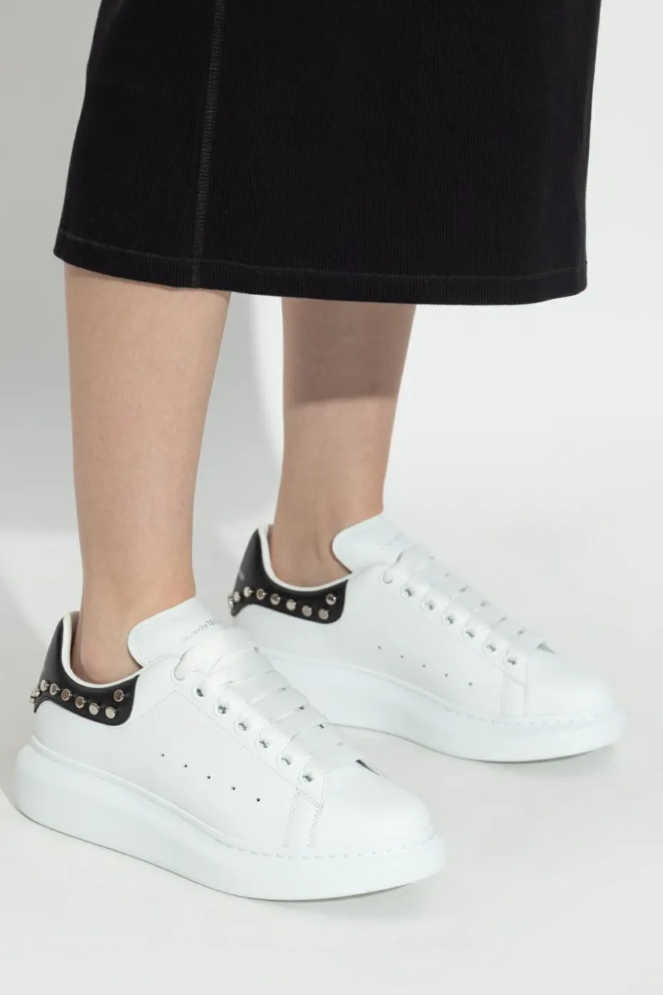 Alexander McQueen BIAŁY Buty sportowe z logo