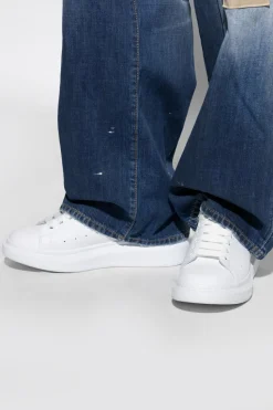 Alexander McQueen BIAŁY Buty sportowe z ćwiekami