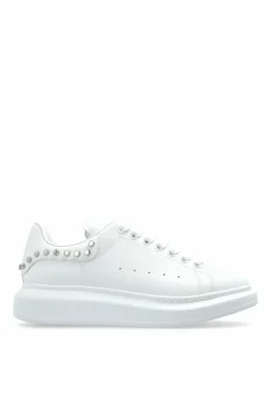 Alexander McQueen BIAŁY Buty sportowe z ćwiekami