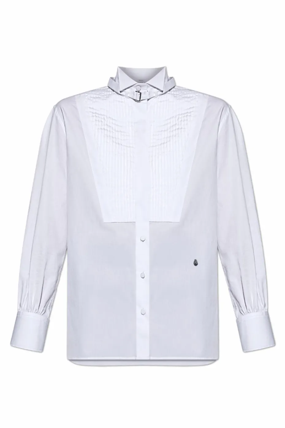 Alexander McQueen BIAŁY Koszula ze stójką