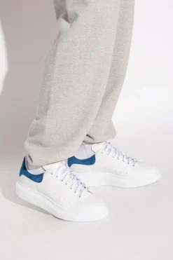 Alexander McQueen BIAŁY Skórzane buty sportowe