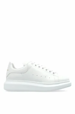 Alexander McQueen BIAŁY Skórzane buty sportowe