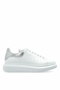 Alexander McQueen BIAŁY Skórzane buty sportowe