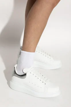 Alexander McQueen BIAŁY Skórzane buty sportowe