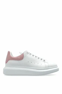 Alexander McQueen BIAŁY Skórzane buty sportowe