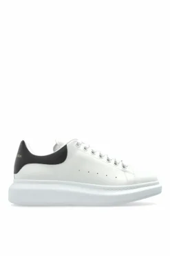 Alexander McQueen BIAŁY Skórzane buty sportowe