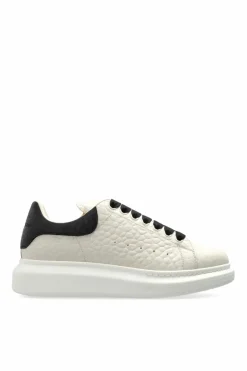 Alexander McQueen BIAŁY Skórzane buty sportowe