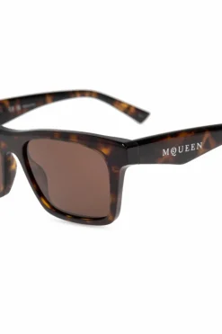 Alexander McQueen BRĄZOWY Okulary przeciwsłoneczne
