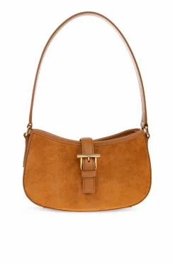 Alexander McQueen BRĄZOWY Torba na ramię `T-Bar Mini`
