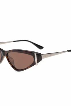 Alexander McQueen BRĄZOWY Okulary przeciwsłoneczne