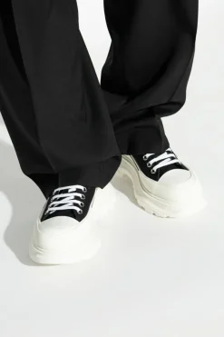 Alexander McQueen CZARNY Buty sportowe na platformie