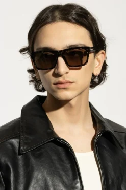 Alexander McQueen CZARNY Okulary przeciwsłoneczne