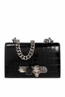 Alexander McQueen CZARNY Torba na ramię ‘Jewell Satchel Mini’