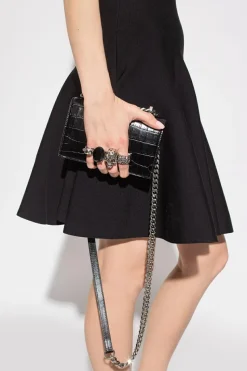 Alexander McQueen CZARNY Torba na ramię ‘Jewell Satchel Mini’