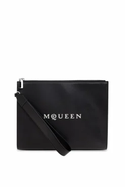 Alexander McQueen CZARNY Skórzana torba do ręki