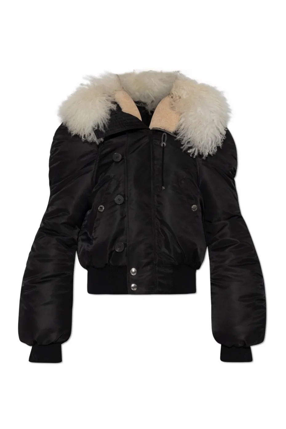 Alexander McQueen CZARNY Kurtka typu `bomber`
