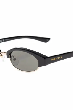 Alexander McQueen CZARNY Okulary przeciwsłoneczne