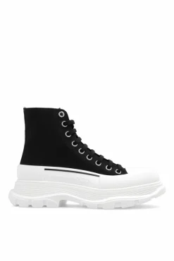 Alexander McQueen CZARNY Buty sportowe za kostkę