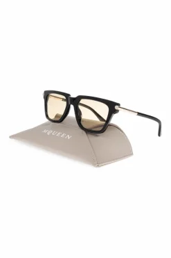 Alexander McQueen CZARNY Okulary przeciwsłoneczne